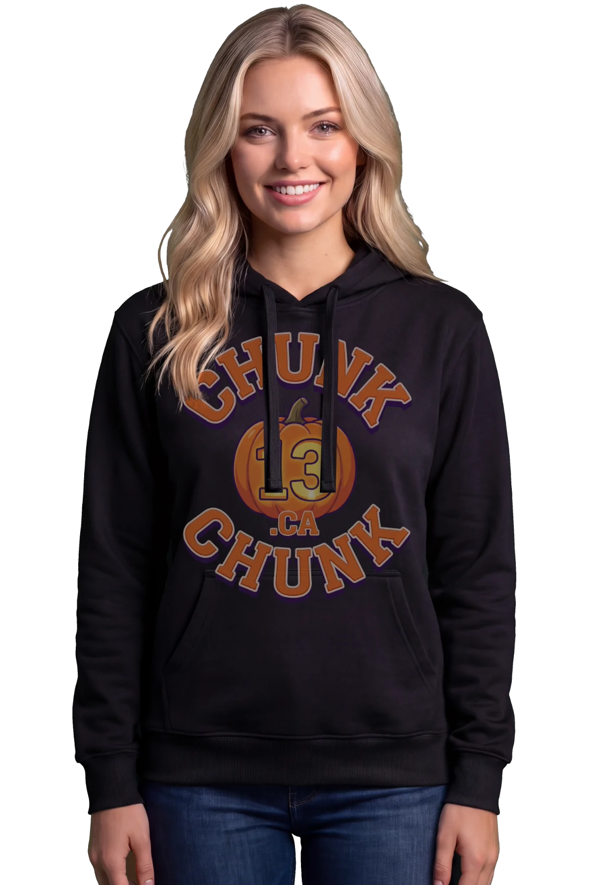 Carved 13 Hoodie, Black Chunk Chunk hoodie, mockup